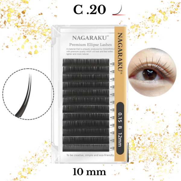 Blister NAGARAKU Premium Ellipse Lashes C.20 - Imagen 3